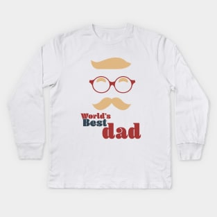 World's Best Dad Kids Long Sleeve T-Shirt